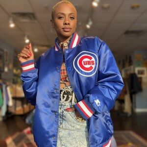 1990s Starter World Series Jacket (Tag Size XL; Fits like a modern - day XL)